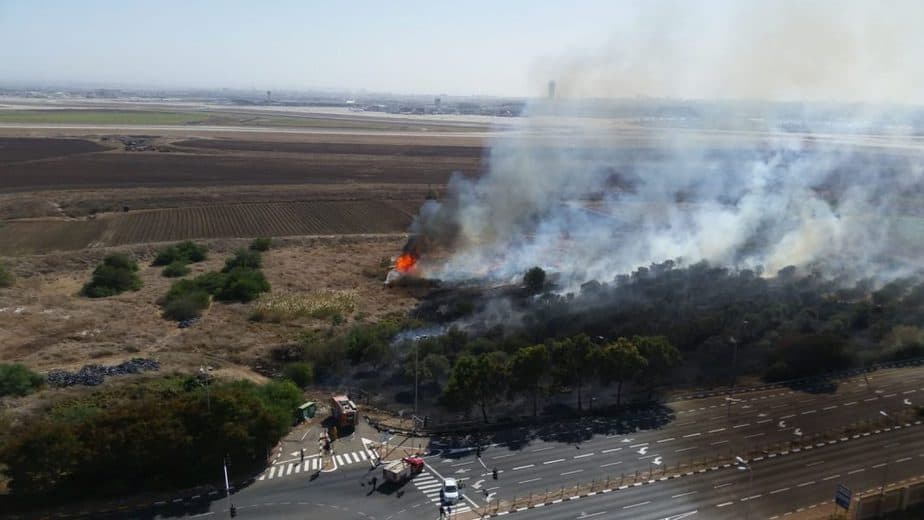 שריפה באור יהודה