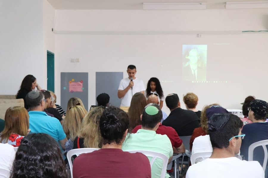 חניכת חדר הלימוד החדש